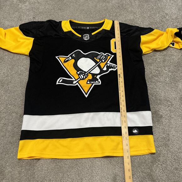 Sidney Crosby Jersey Adidas Pittsburgh Penguins Climalite NHL Size 52 - Picture 5 of 6